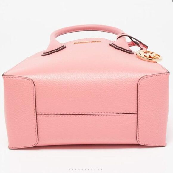 Michael Kors Mercer Medium Leather Crossbody Tote Pink NWT - Picture 7 of 14